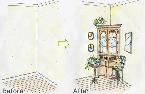 コーナーづくり