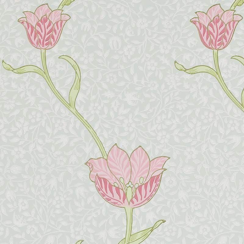 ウィリアムモリス 壁紙 ガーデン チューリップ Garden Tulip おしゃれ 壁紙 イギリス製 インテリア 本物 Morris M G T 輸入家具 雑貨の専門店 E木楽館 本店