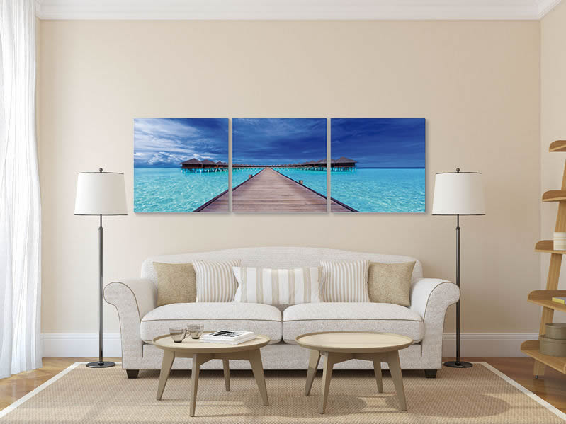 絵画 海 インテリア アートパネル 海 3枚セット アートフレーム リビングに飾る絵画 | 輸入家具・雑貨の専門店 e木楽館 【公式】