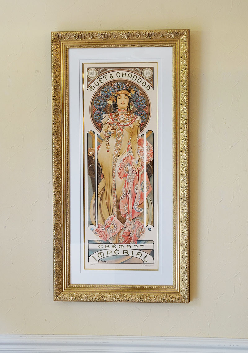  アルフォンス・ミュシャ画 「インペリアル IMPERIAL」複製画 Alfons Mucha 財団印付 世界限定300枚 