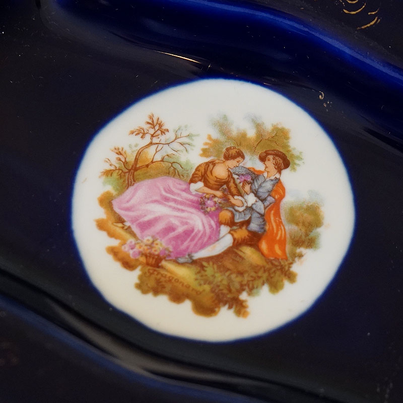 ヴィンテージ フランス製 リモージュ 灰皿【送料無料】USED 生活雑貨